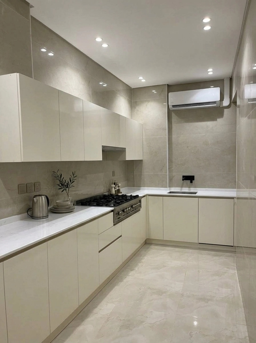 Minimalism Kitchen design — interior photo by GenRoom AI