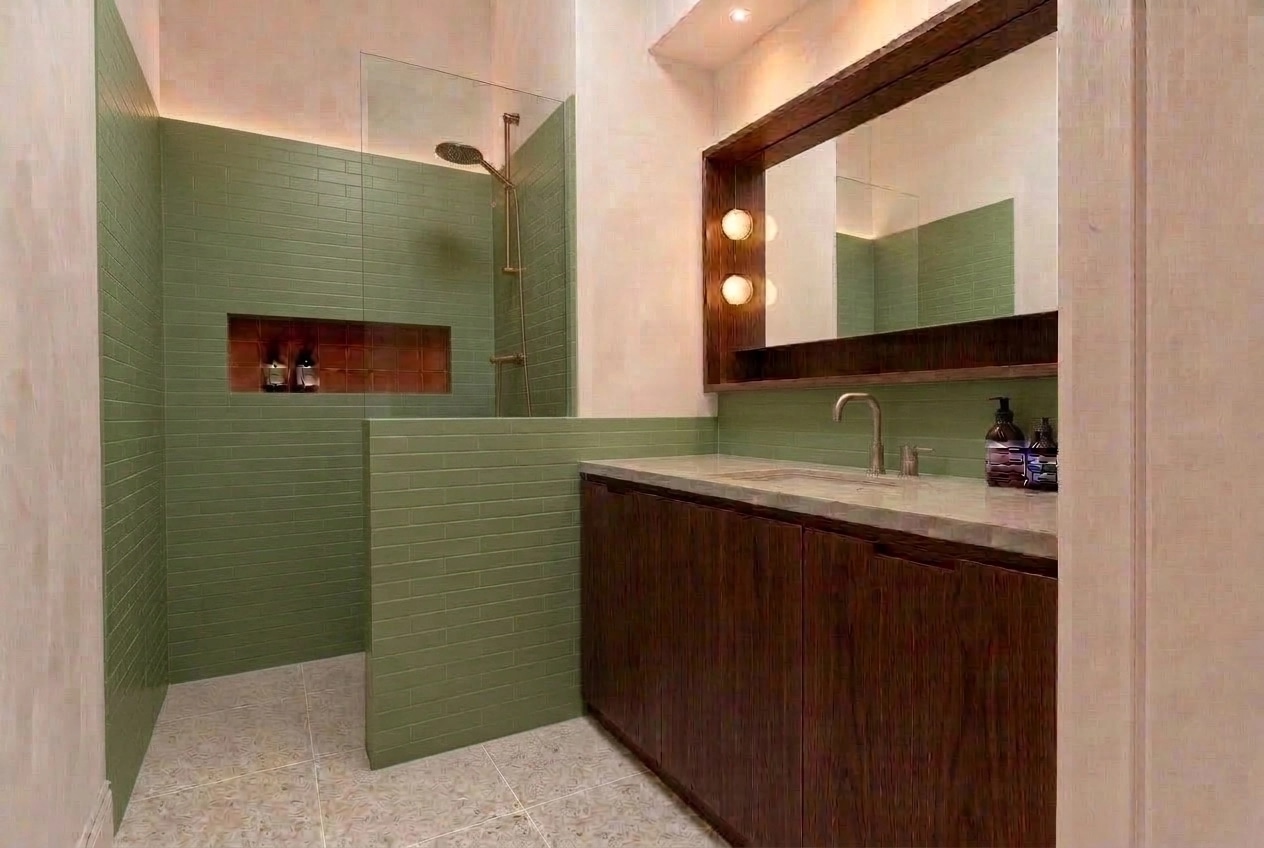 Bathroom interior in no_style style — photo by GenRoom AI