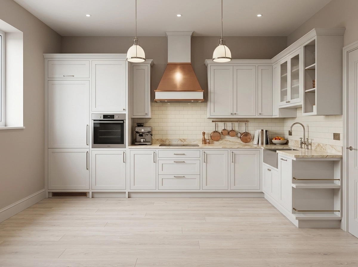 Transitional Kitchen design — interior photo by GenRoom AI