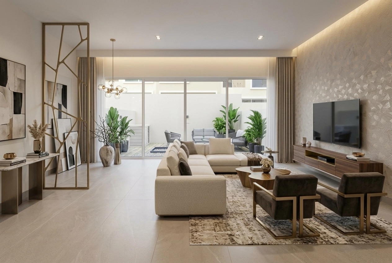 Interior design in Contemporary style — Living Room by GenRoom AI