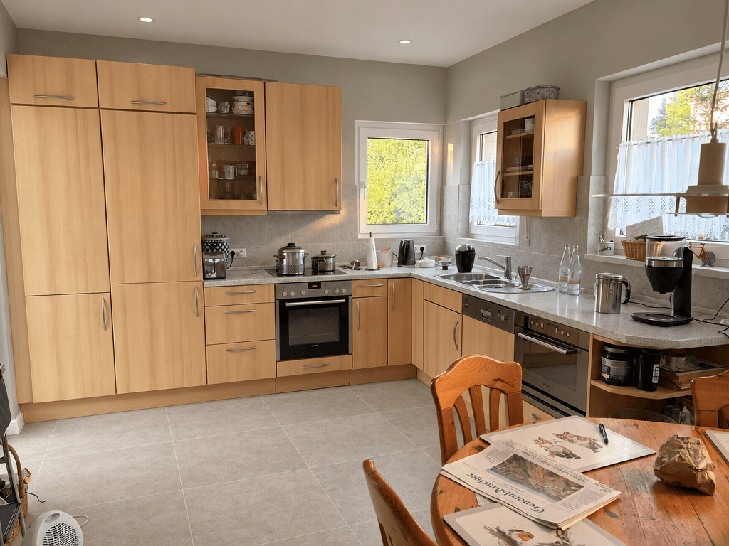 Scandinavian Kitchen design — interior photo by GenRoom AI