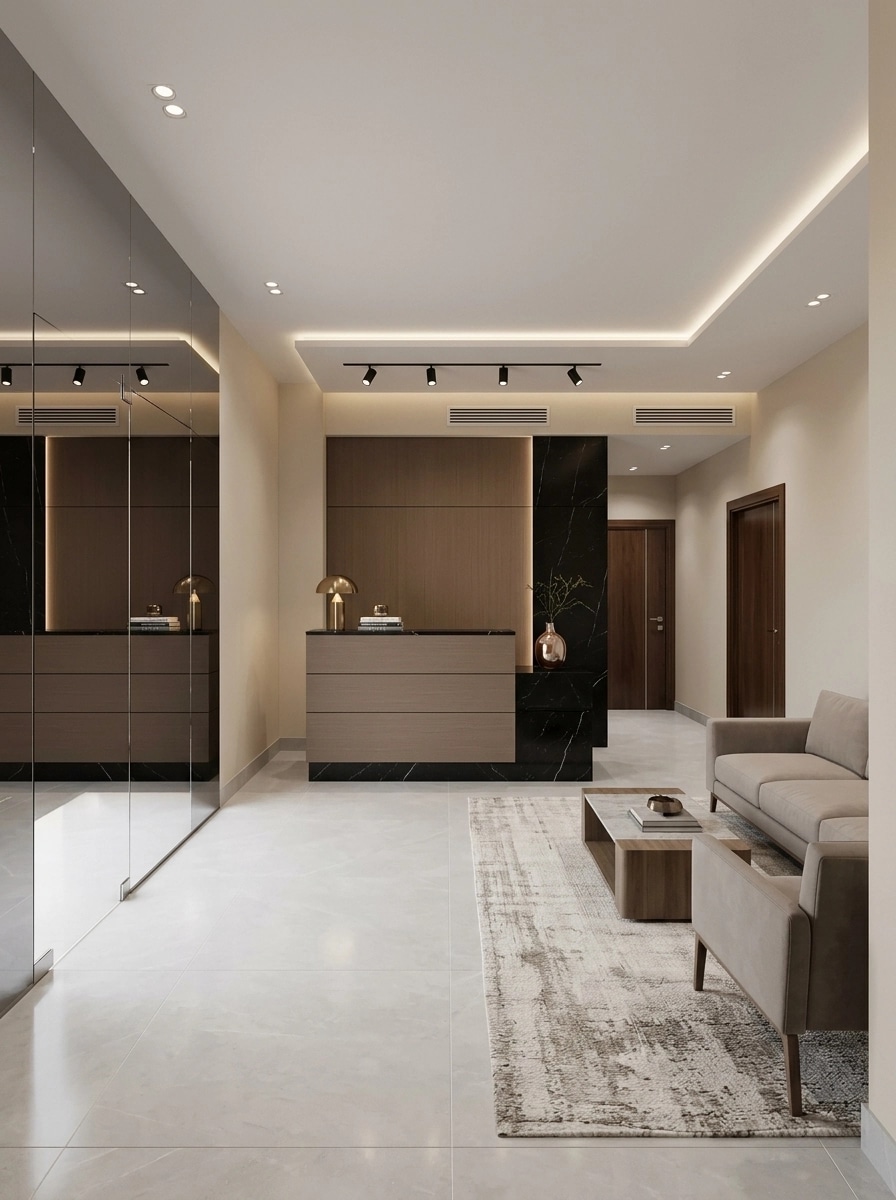 Interior design in Minimalism style — Living Room by GenRoom AI