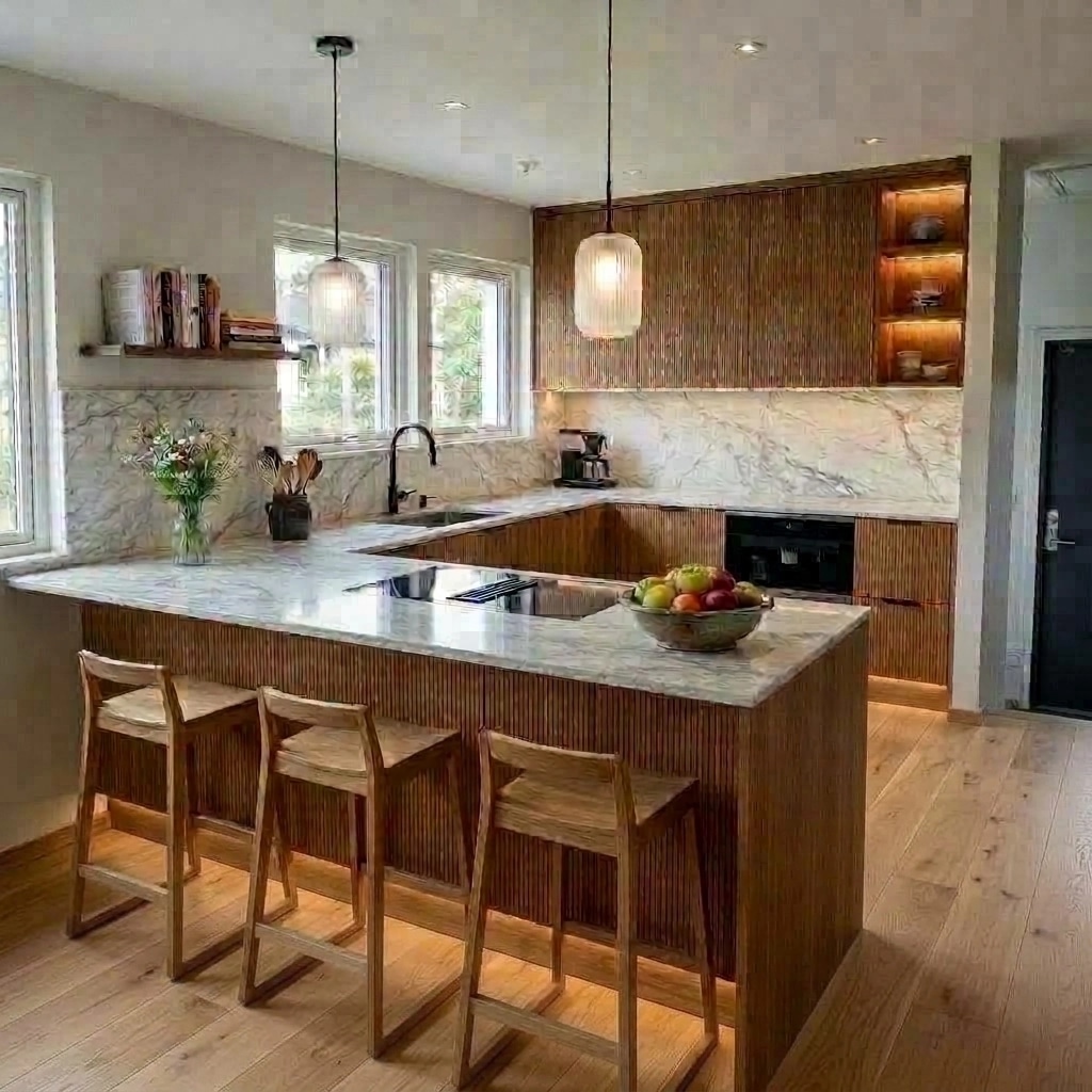 Interior design in Contemporary style — Kitchen by GenRoom AI