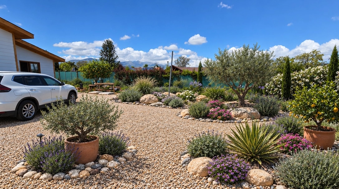 Landscape design in Minimalist Yard style — Yard by GenRoom AI