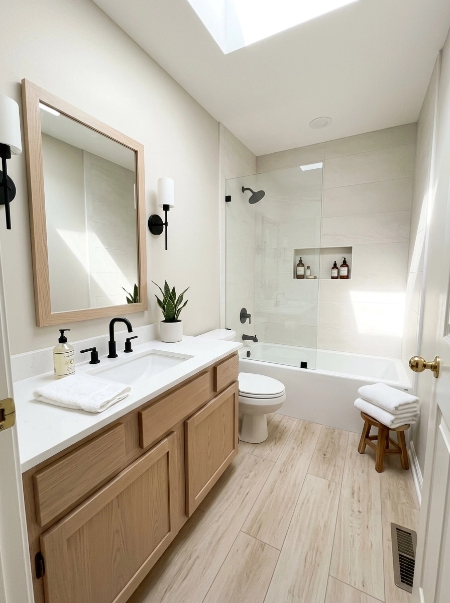 Bathroom interior in no_style style — photo by GenRoom AI