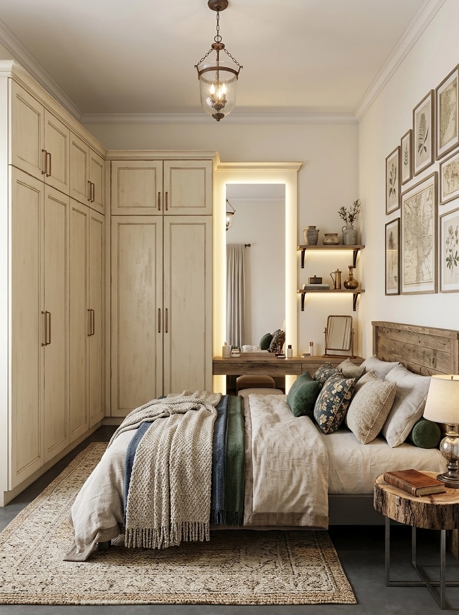 Modern Farmhouse Bedroom design — interior photo by GenRoom AI