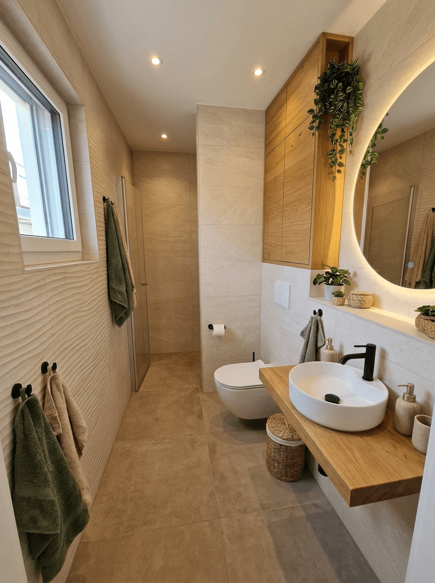 Biophilic Bathroom design — interior photo by GenRoom AI