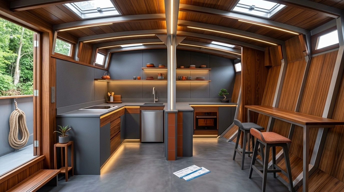 Japandi Kitchen design — interior photo by GenRoom AI