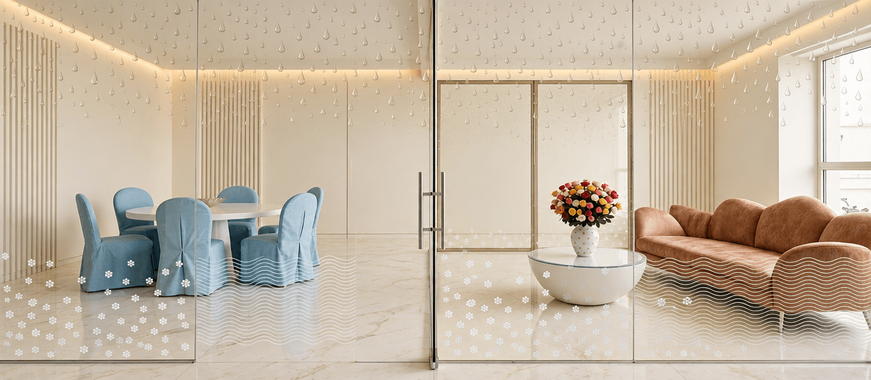 Design d'intérieur en style Contemporary — Salon par GenRoom AI
