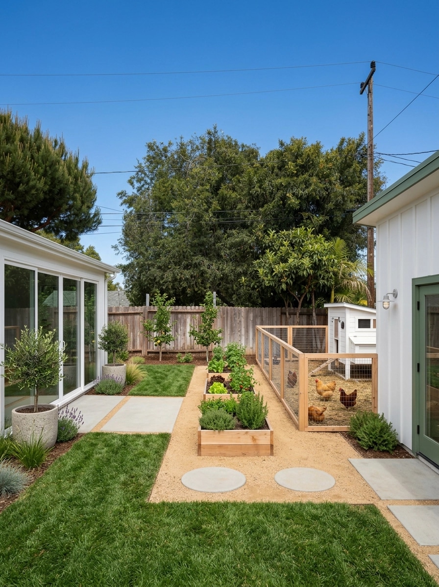 Landscape desain di Scandinavian Garden gaya — Halaman oleh GenRoom AI