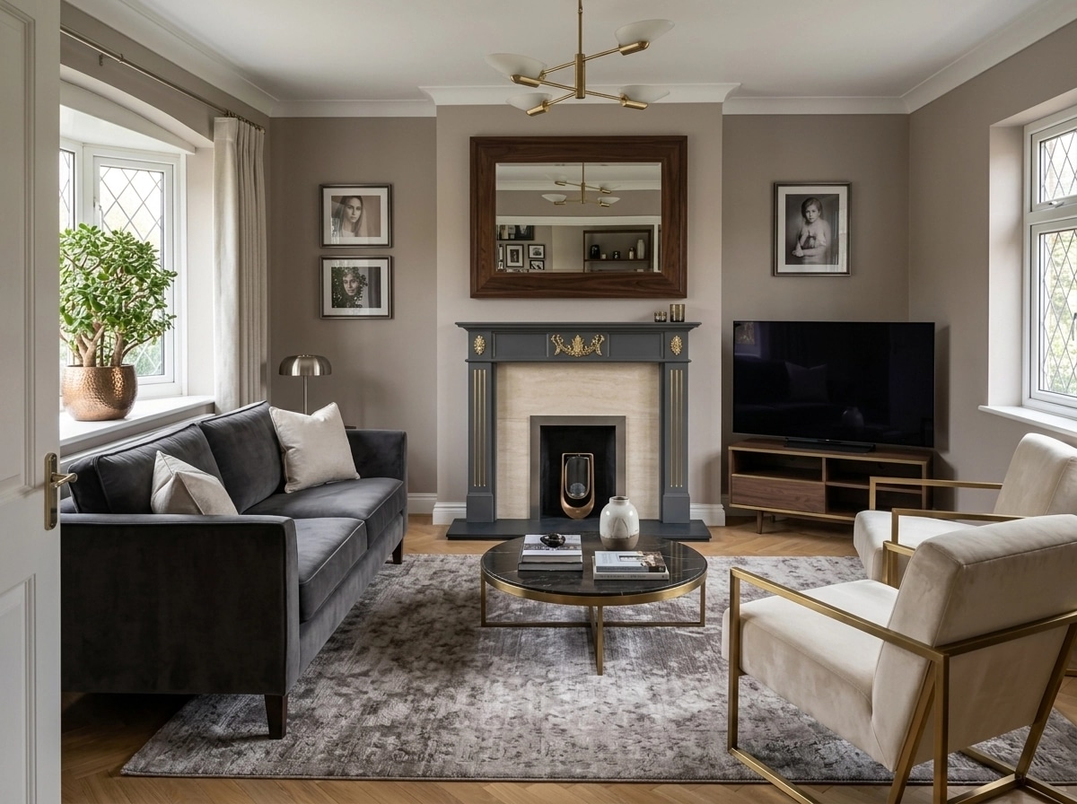 Interior design in Contemporary style — Living Room by GenRoom AI