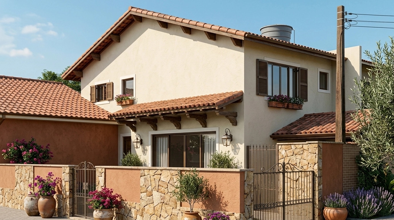 Facade design in Mediterranean Facade style — Facade by GenRoom AI