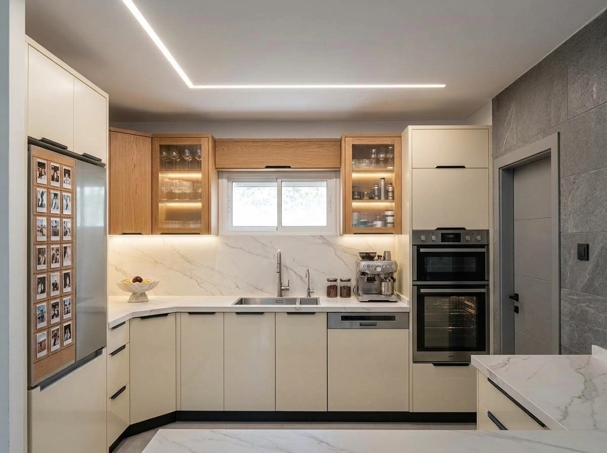 Kitchen interior in Contemporary style — photo by GenRoom AI