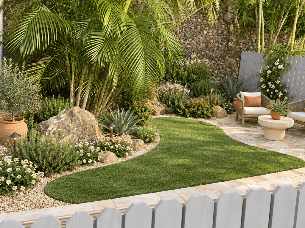 Mediterranean Yard Yard design — yard photo by GenRoom AI