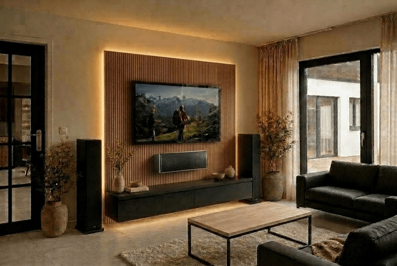 Interior design in Japandi style — Living Room by GenRoom AI