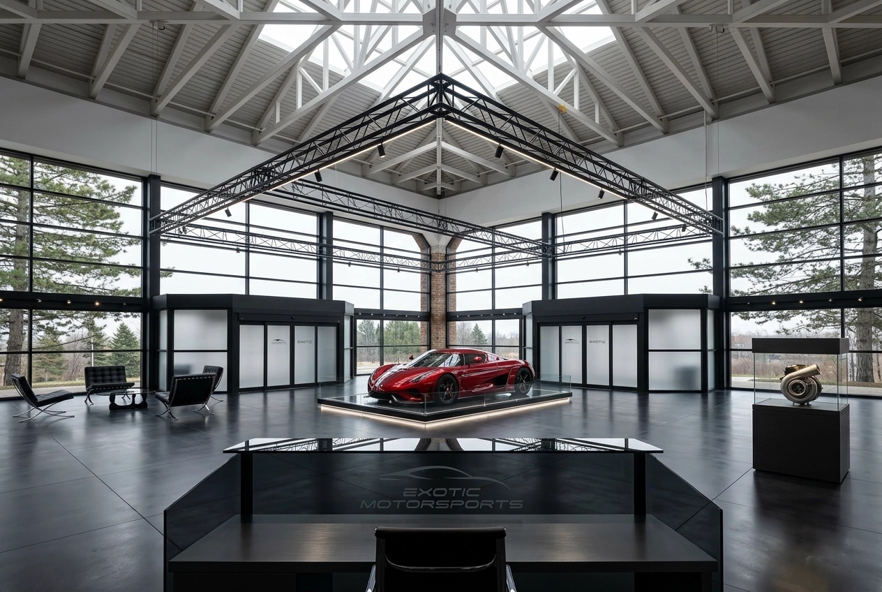 Design d'intérieur en style Minimalism — showroom par GenRoom AI