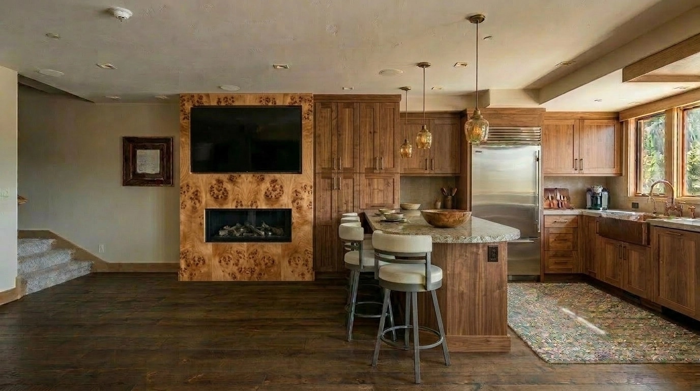 Interior design in Rustic style — Kitchen by GenRoom AI