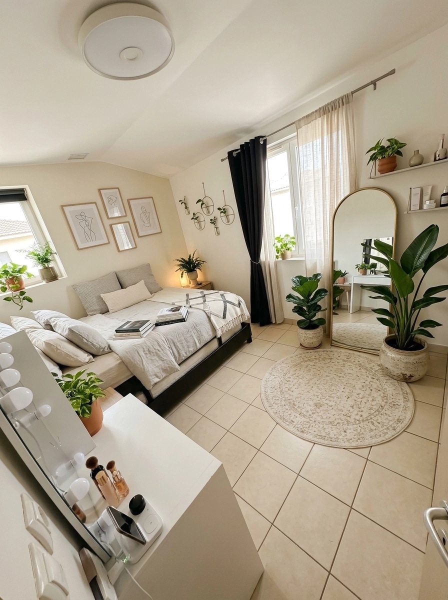 Interior design in Scandinavian style — Bedroom by GenRoom AI