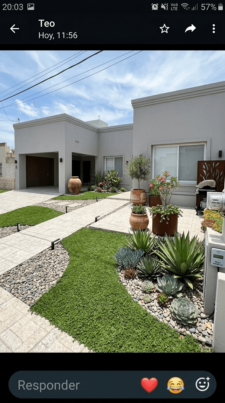 Yard design in no_style style — photo by GenRoom AI