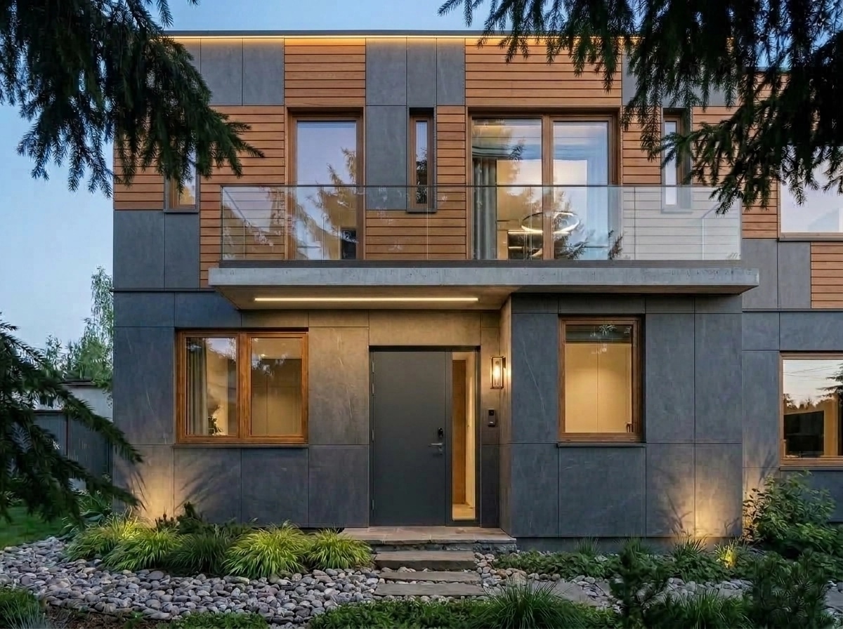 Contemporary Facade Facade design — facade photo by GenRoom AI