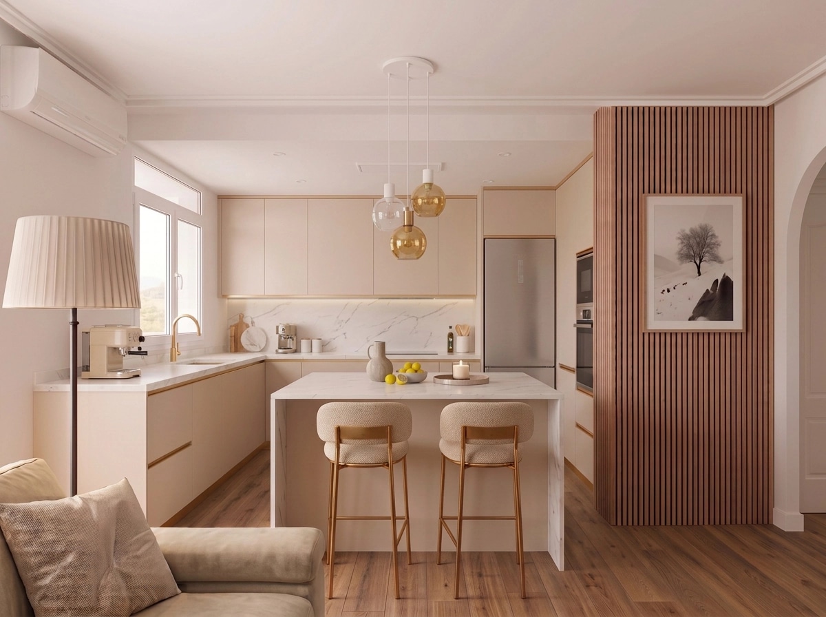 Kitchen interior in no_style style — photo by GenRoom AI