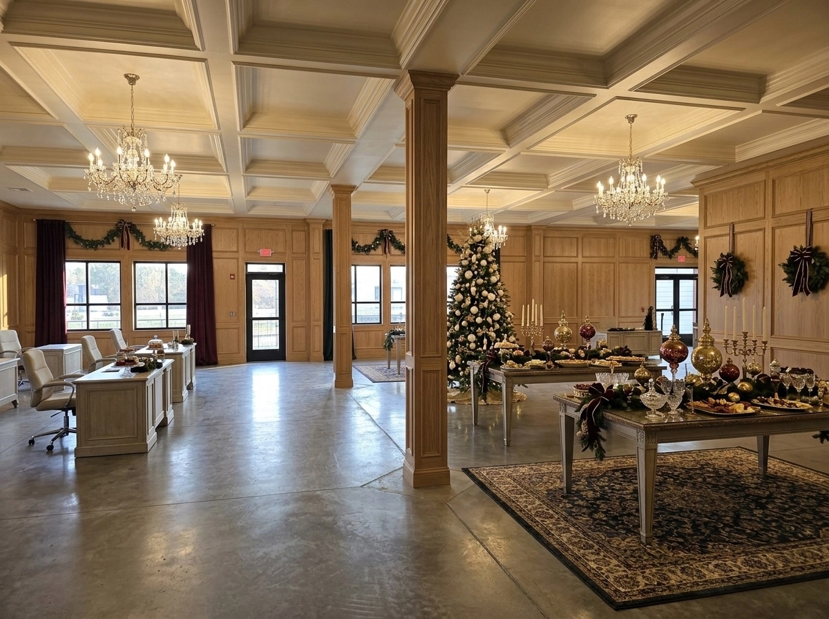 Interior design in Neoclassic style — office_space by GenRoom AI