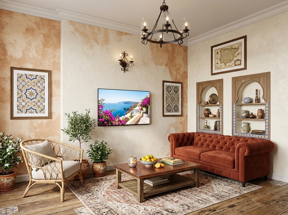 Interior design in Mediterranean style — Living Room by GenRoom AI