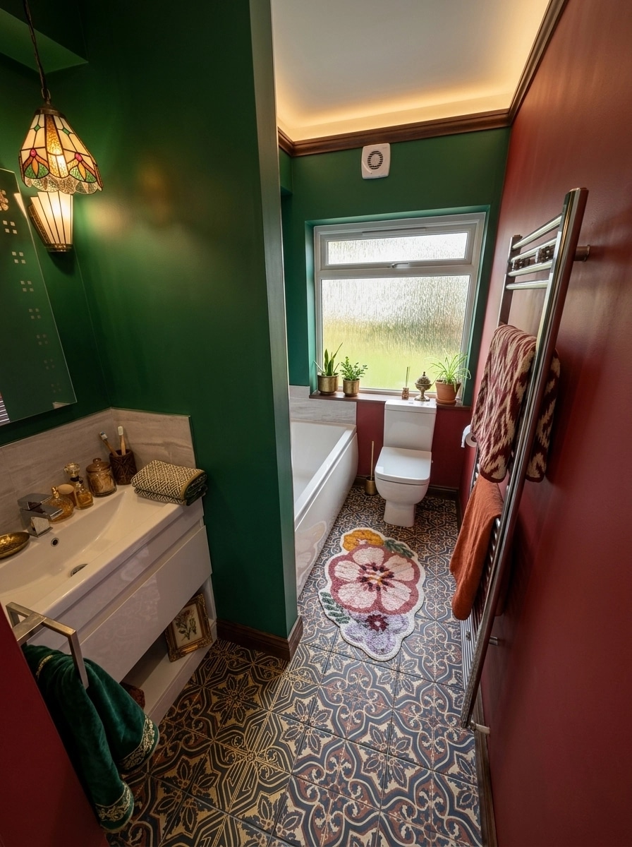 Interior design in Eclectic style — Bathroom by GenRoom AI
