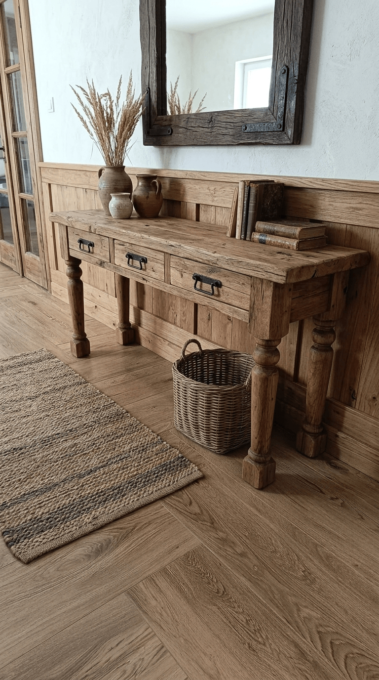 Interior design in Rustic style — Hallway by GenRoom AI