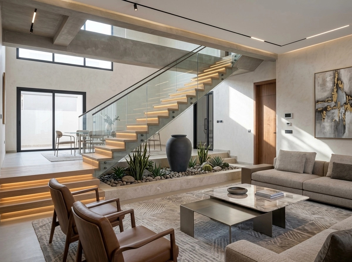 Interior design in Contemporary style — Living Room by GenRoom AI