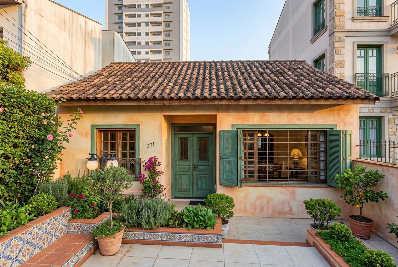 Facade design in Mediterranean Facade style — Facade by GenRoom AI