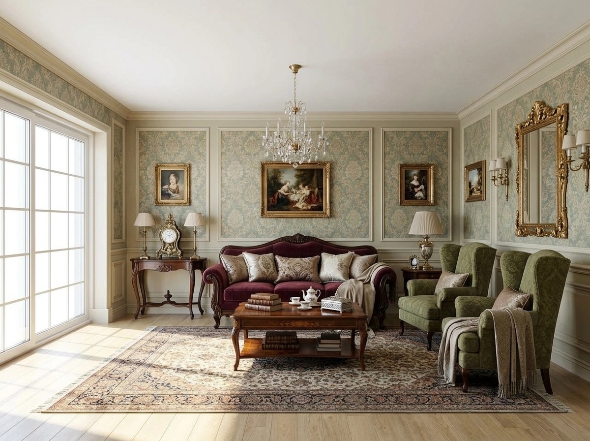 Interior design in Classic style — Living Room by GenRoom AI
