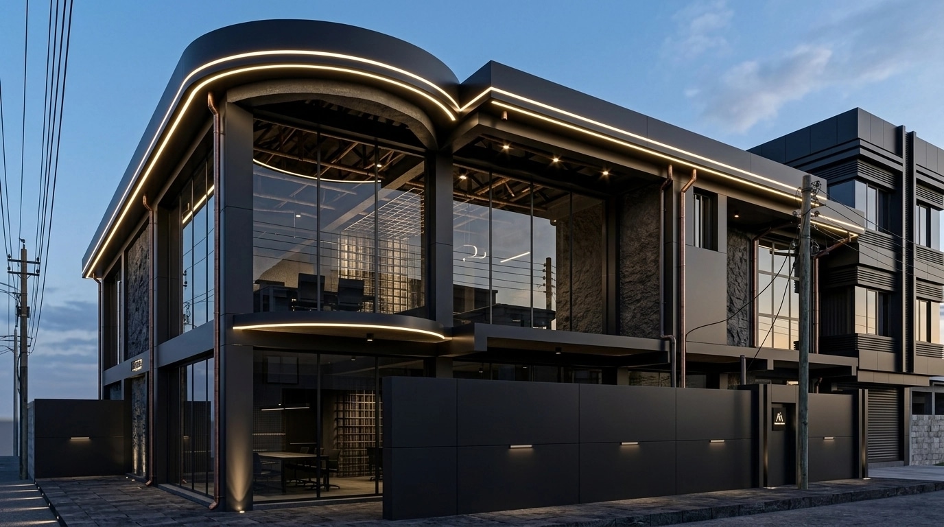 Blacktec Facade Facade design — facade photo by GenRoom AI