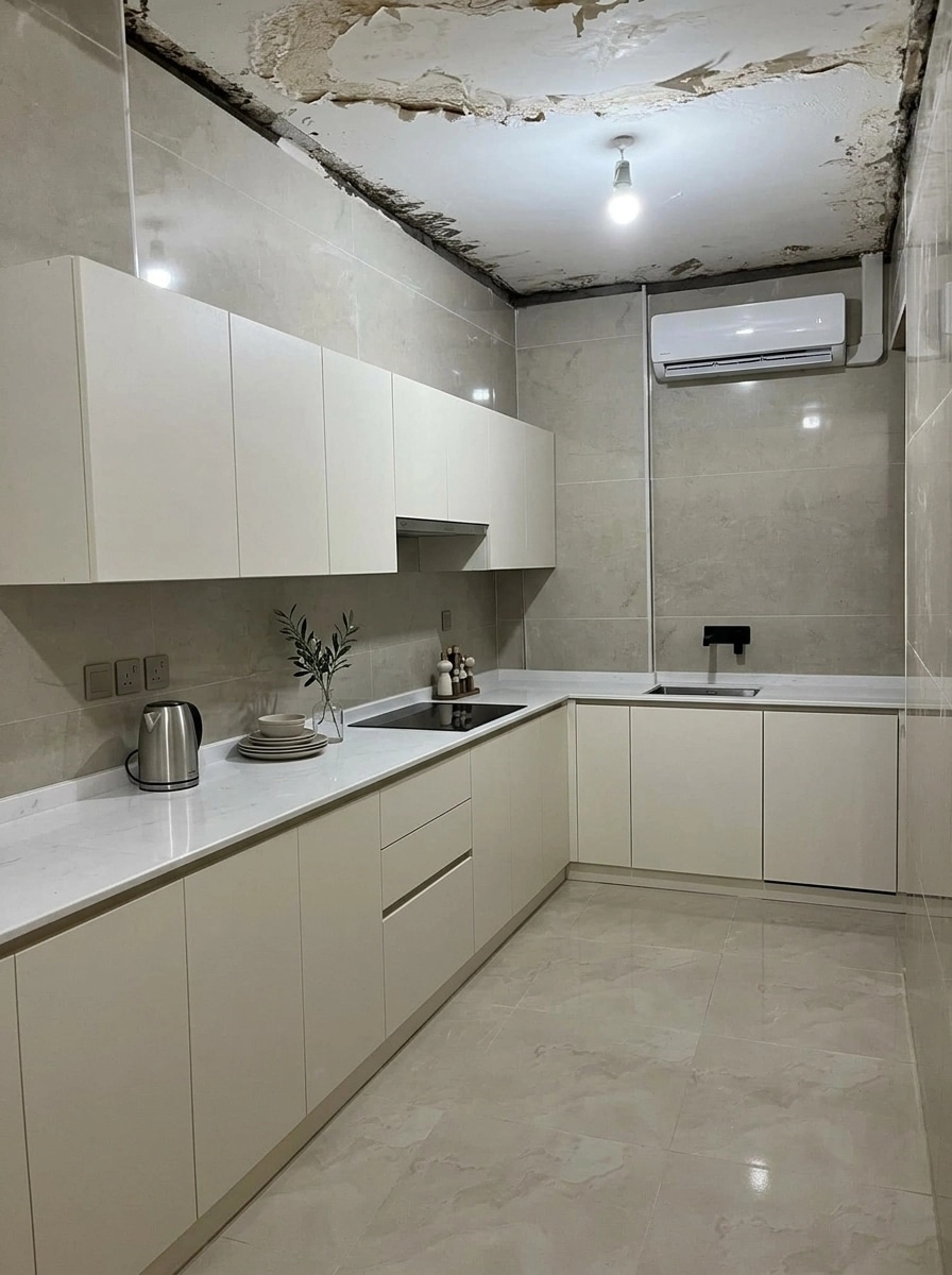 Minimalism Kitchen design — interior photo by GenRoom AI