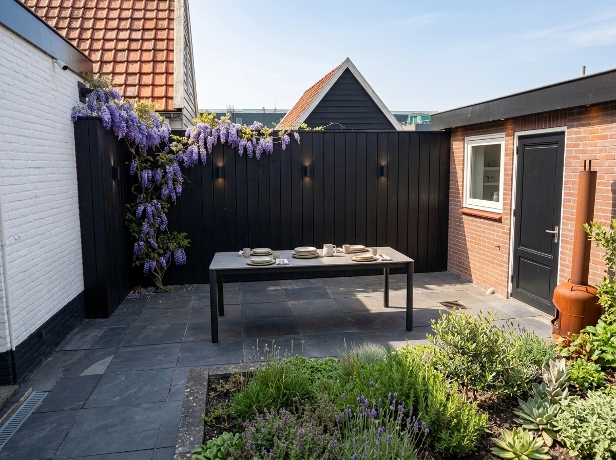 Landscape design in Mediterranean Yard style — Yard by GenRoom AI