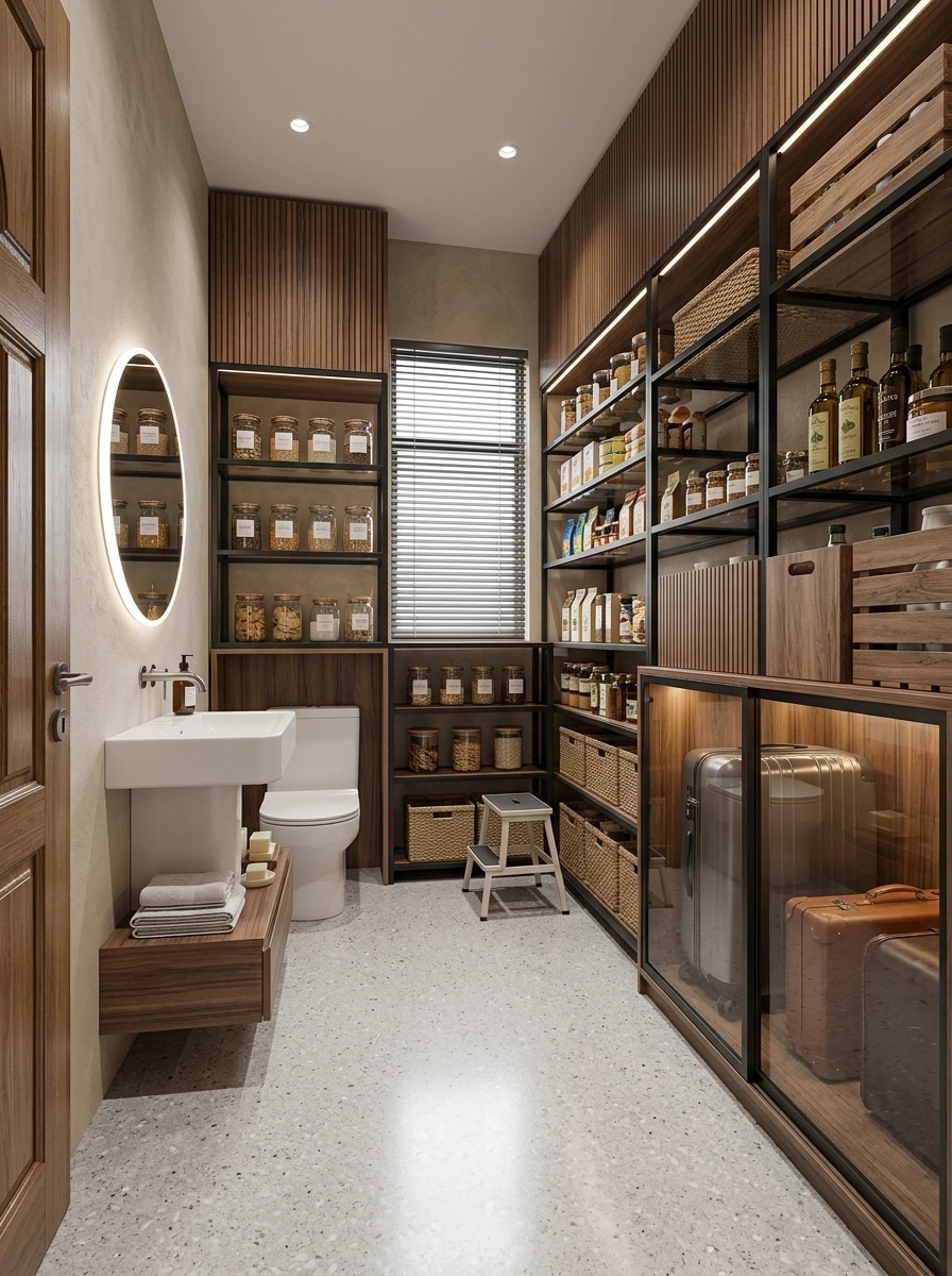 Interior design in Contemporary style — pantry by GenRoom AI