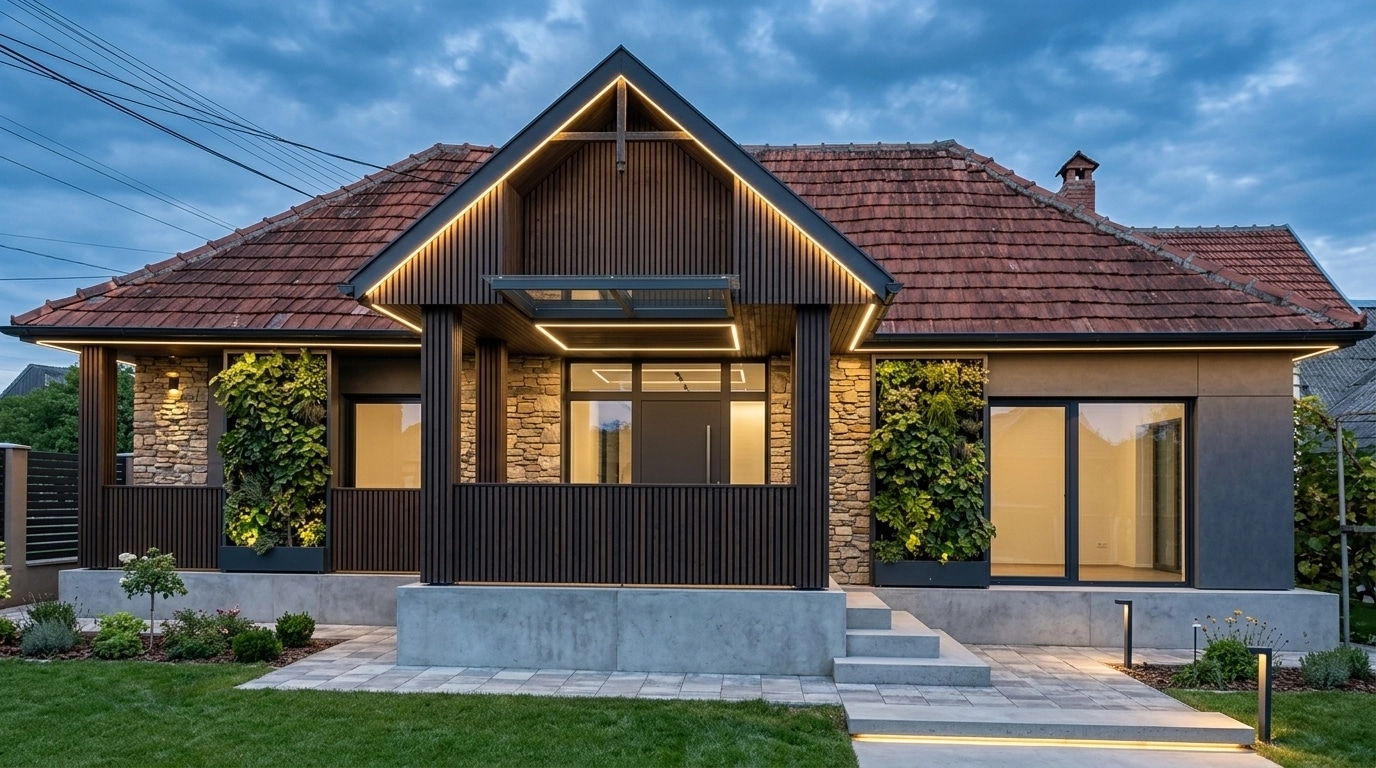 Contemporary Facade Facade design — facade photo by GenRoom AI
