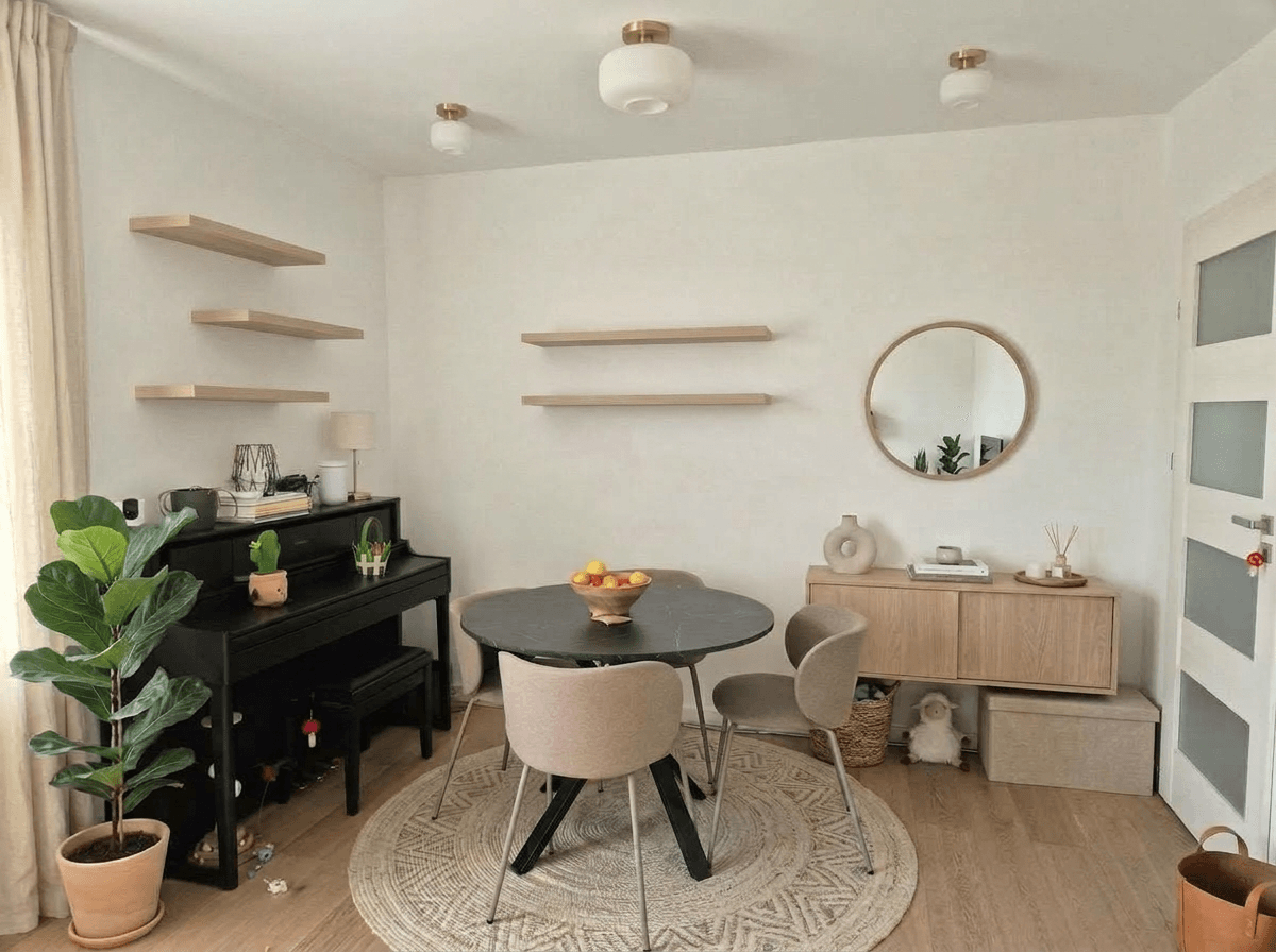 Interior design in Scandinavian style — dining_room by GenRoom AI