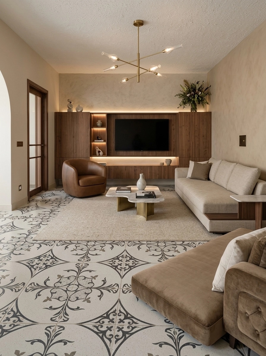Interior design in Contemporary style — Living Room by GenRoom AI