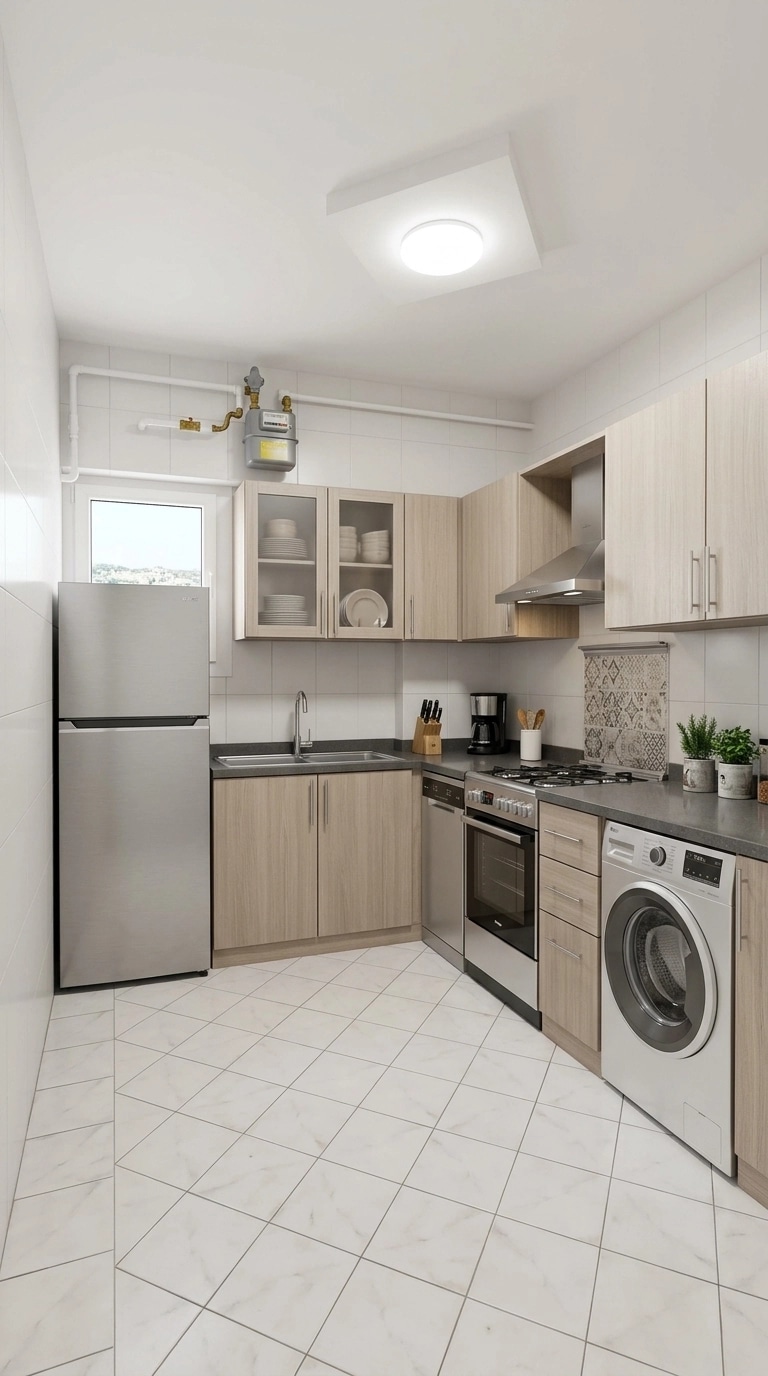 Kitchen interior in no_style style — photo by GenRoom AI