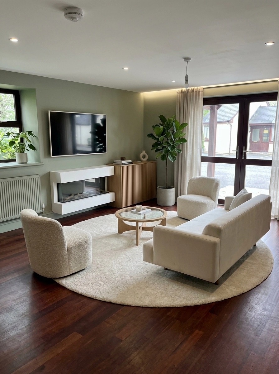 Minimalism Living Room design — interior photo by GenRoom AI