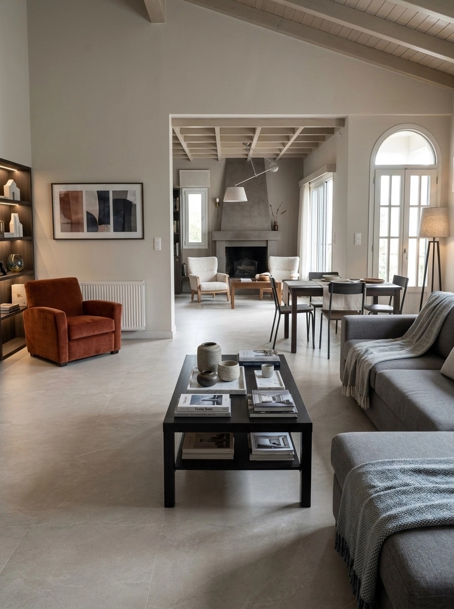 Interior design in Contemporary style — Living Room by GenRoom AI