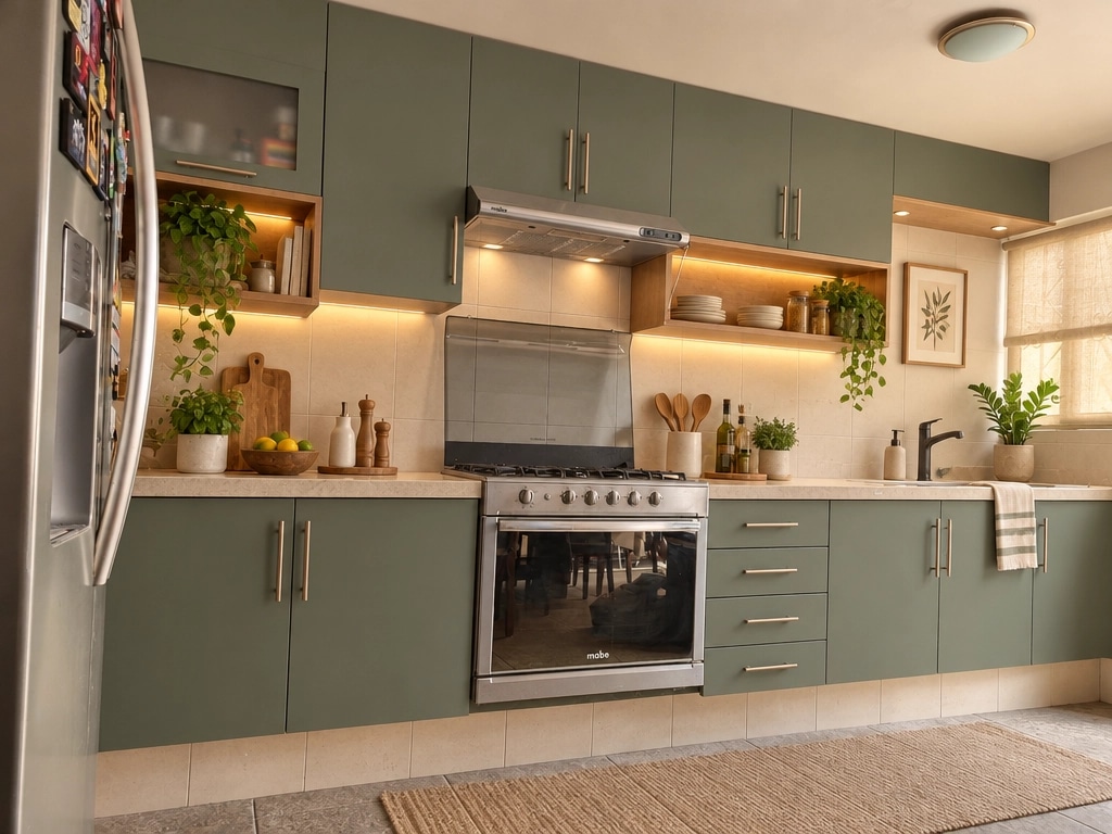 Minimalism Kitchen design — interior photo by GenRoom AI