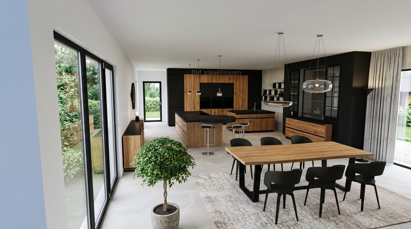 Kitchen interior in no_style style — photo by GenRoom AI
