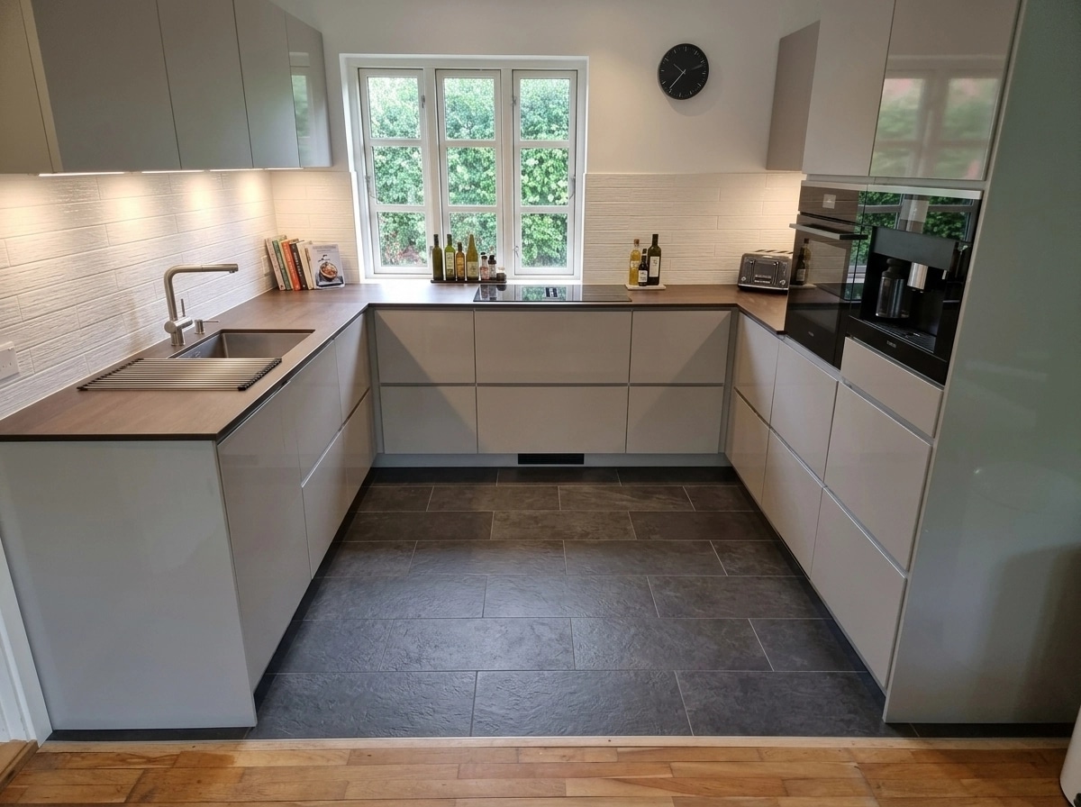 Kitchen interior in Contemporary style — photo by GenRoom AI
