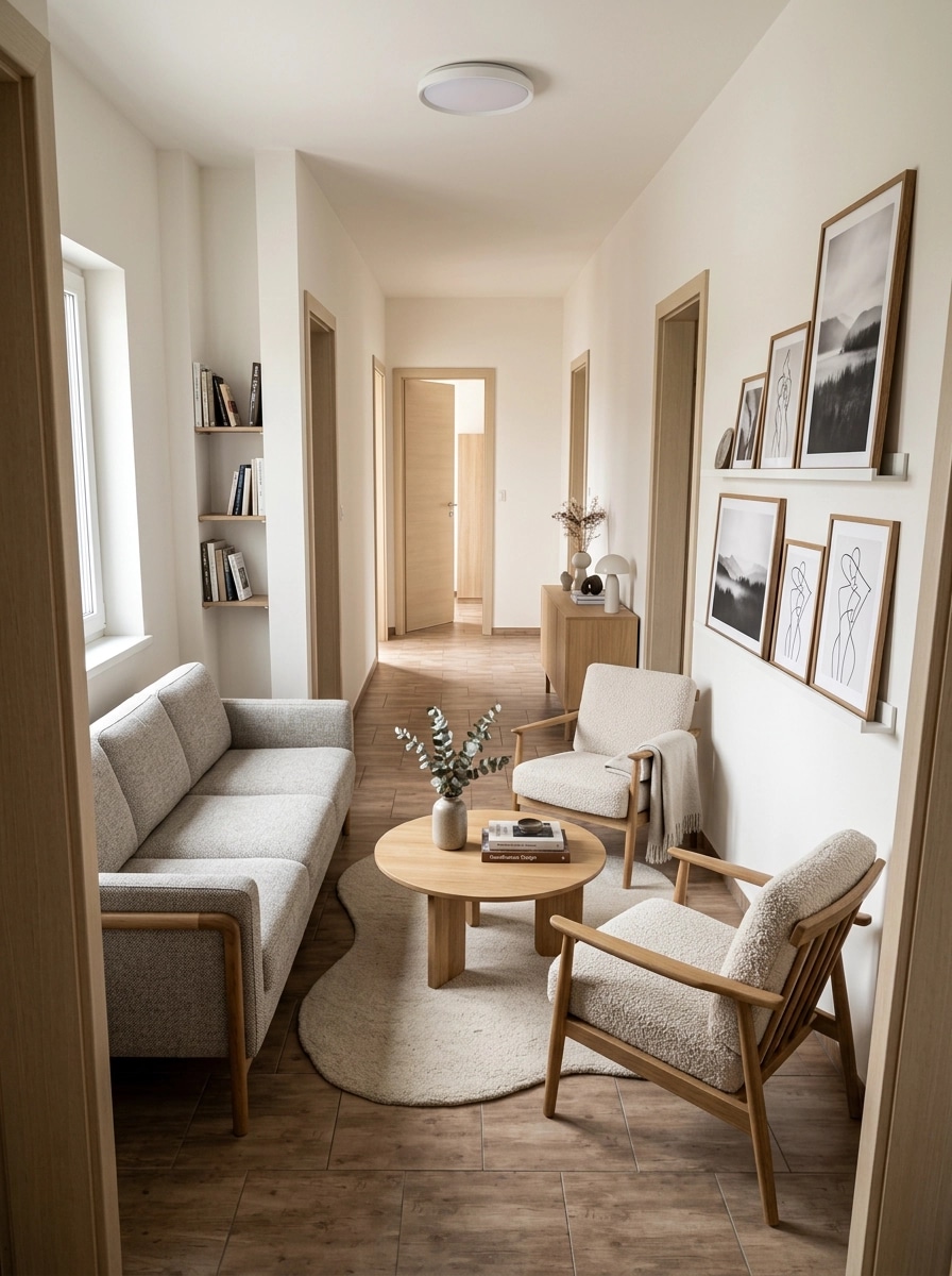 Scandinavian Living Room design — interior photo by GenRoom AI