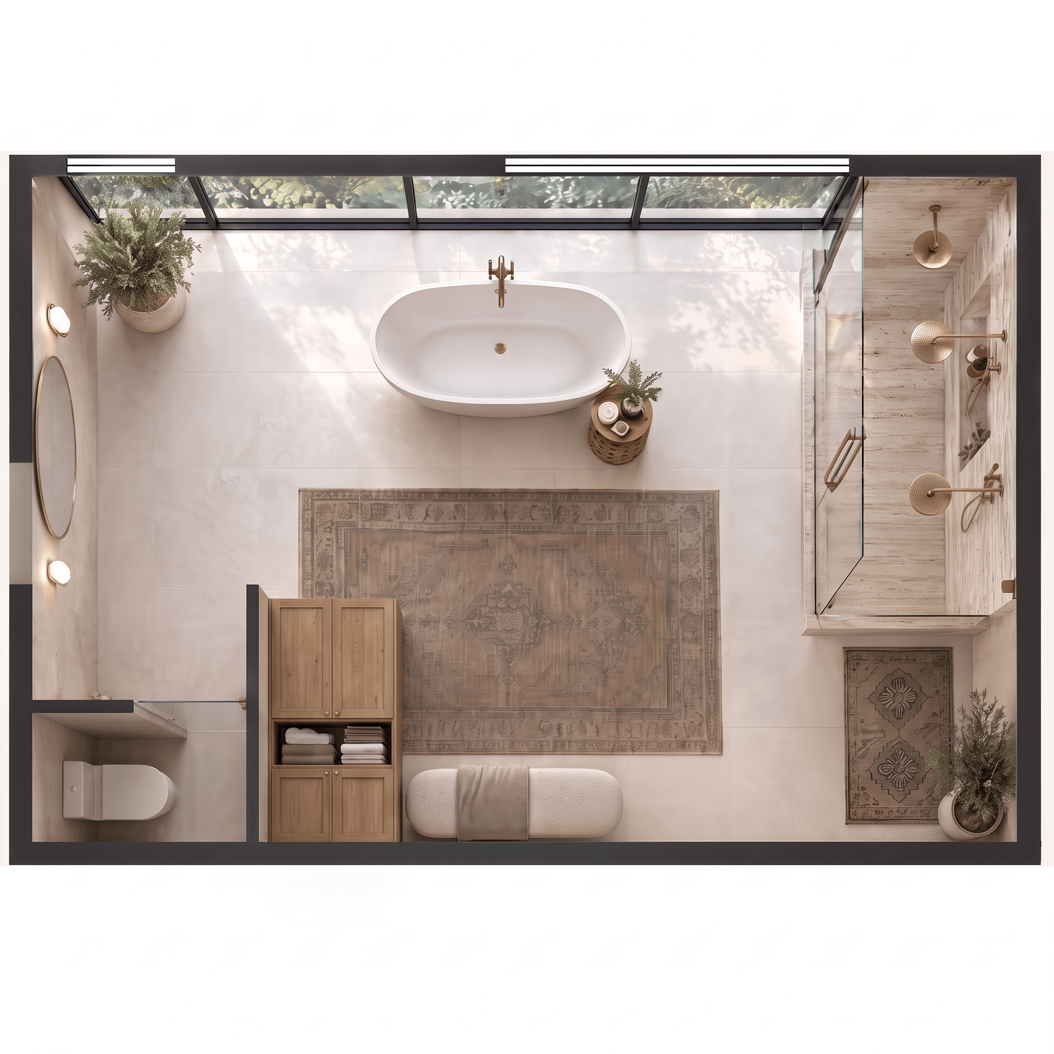 Interior design in Contemporary style — Living Room by GenRoom AI