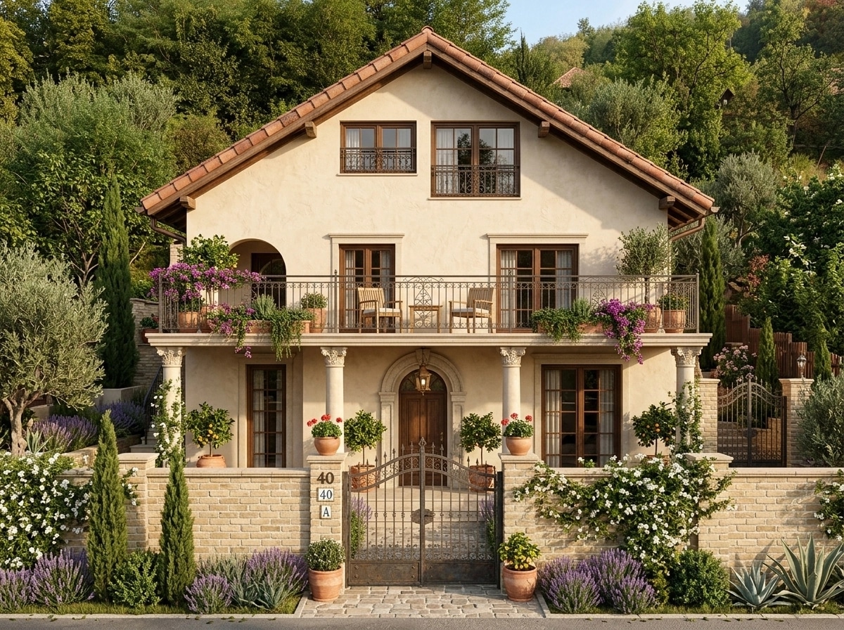 Mediterranean Facade Facade design — facade photo by GenRoom AI