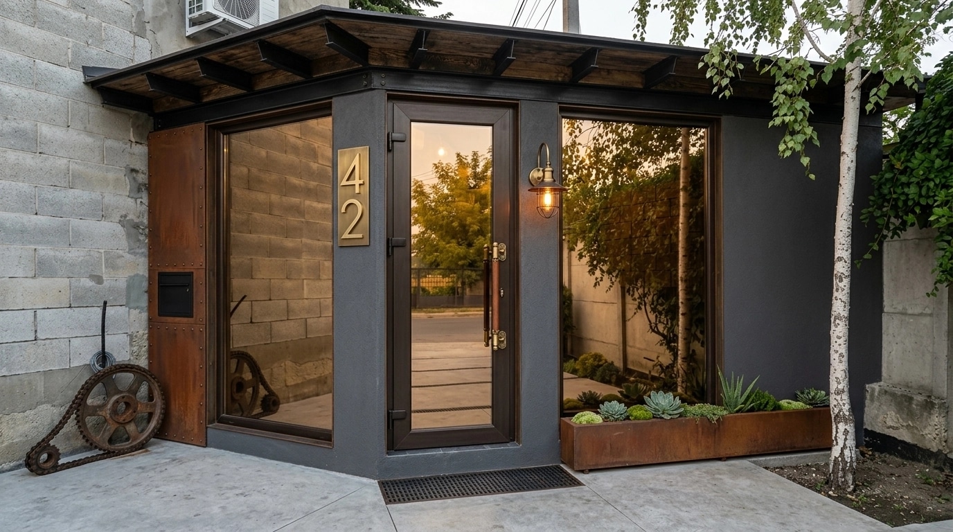 Facade design in Loft Facade style — Facade by GenRoom AI