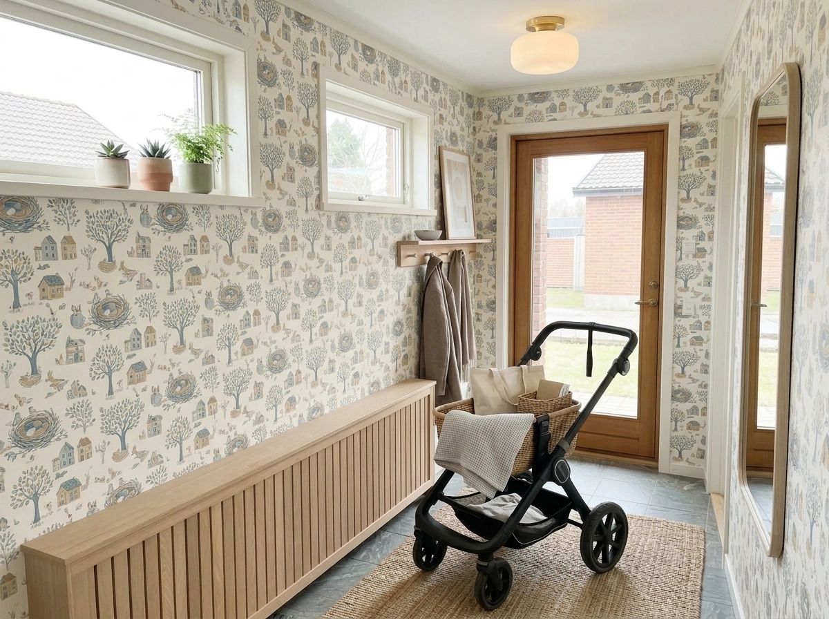 Interior design in Scandinavian style — Hallway by GenRoom AI